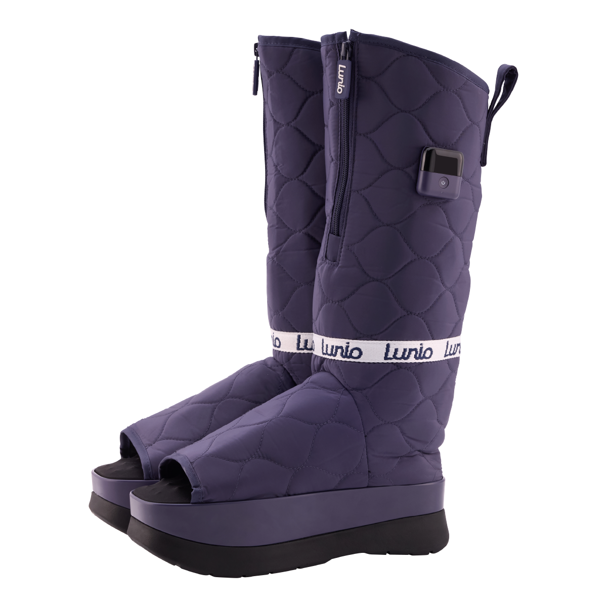 รองเท้านวดไฟฟ้าแบบไร้สาย LUNIO รุ่น MASSAGE BOOTS PURPLE
